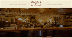Desktop Screenshot of dariosbrasserie.com